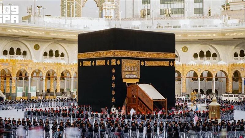 مراسم غسل الكعبة المشرفة 