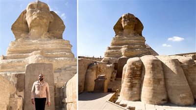 بين أقدام أبو الهول.. قصة لوحة تاريخية نادرة تكشف أسرار الأسرة الثامنة عشرة