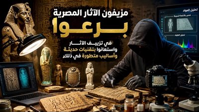 مفاجأة، تزييف الآثار حدث في مصر القديمة وخبير: كشفه يحتاج لمهارة كبيرة