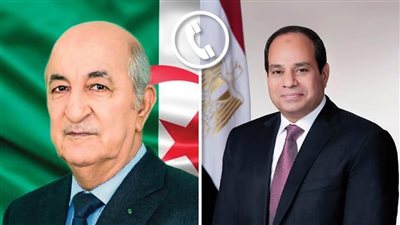 الرئيس السيسي يؤكد لتبون تضامن مصر الكامل مع الجزائر في مواجهة الحرائق
