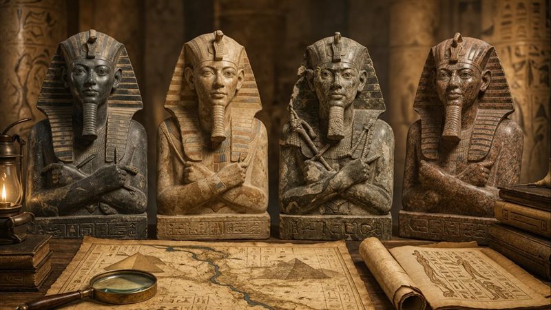 4 ملوك على طاولة التحقيق.. هل حكم أحدهم مصر في زمن نبي الله 