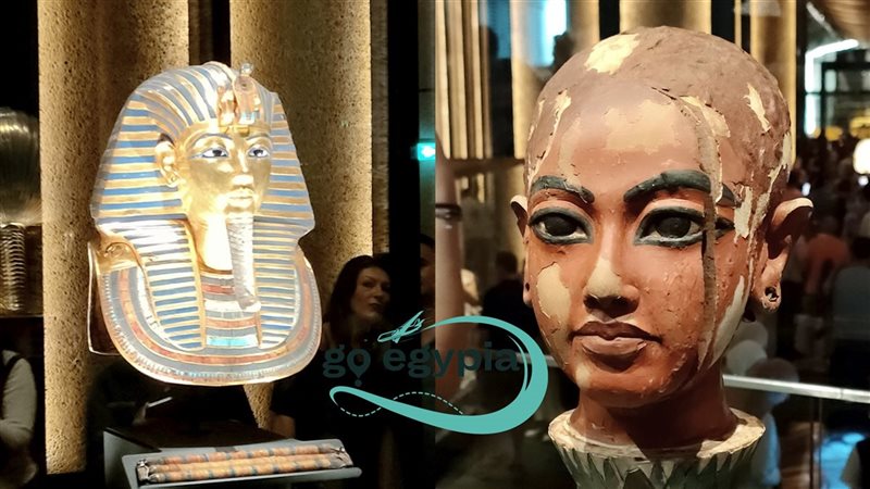 من كنوز توت عنخ آمون