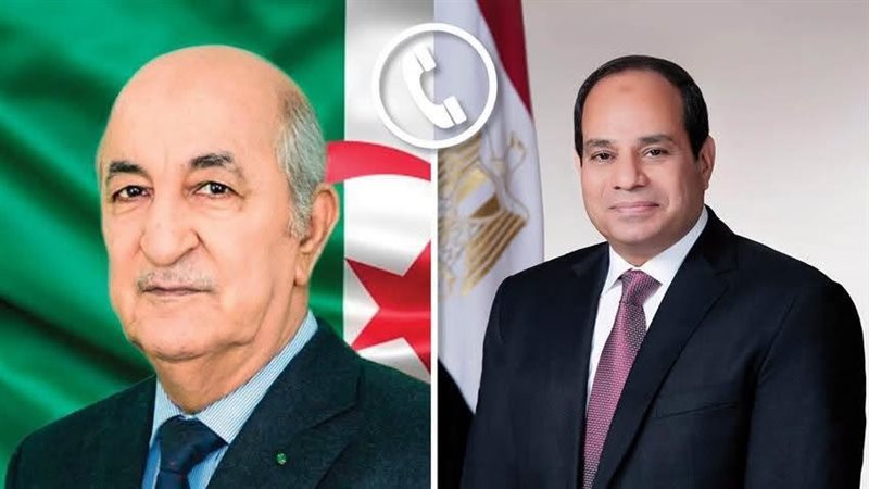 اتصال بين الرئيس السيسي وتبون