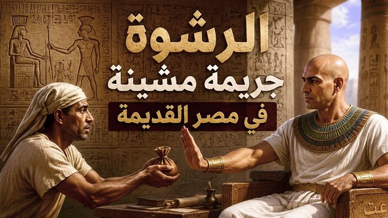 الرشوة جريمة مشينة في مصر القديمة 