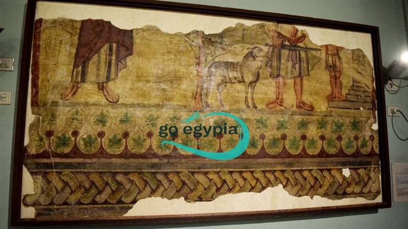 الجدارية في المتحف 