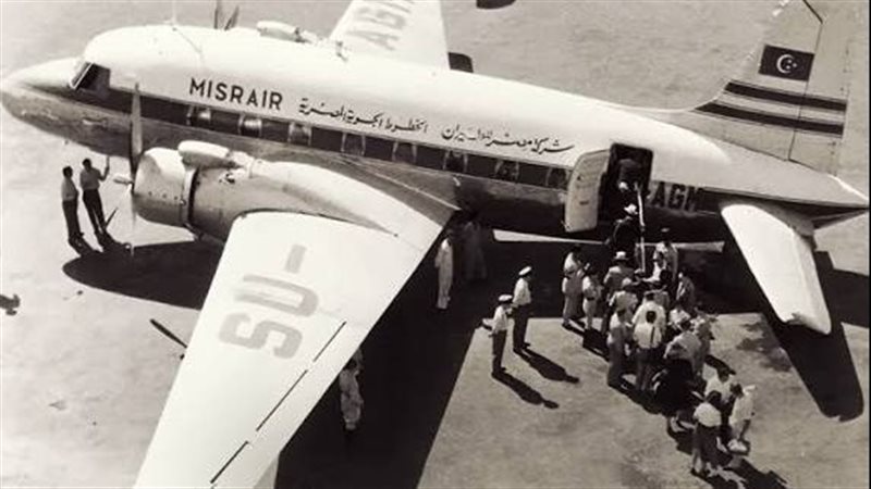 أول رحلة طيران مصرية