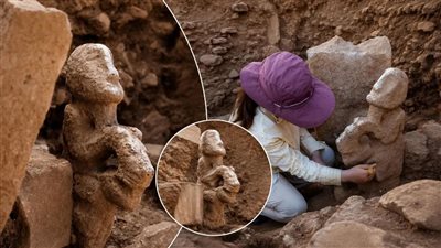 اكتشاف يقلب المألوف.. تمثال يكشف علاقة غامضة بين الإنسان والفهد قبل 11 ألف سنة