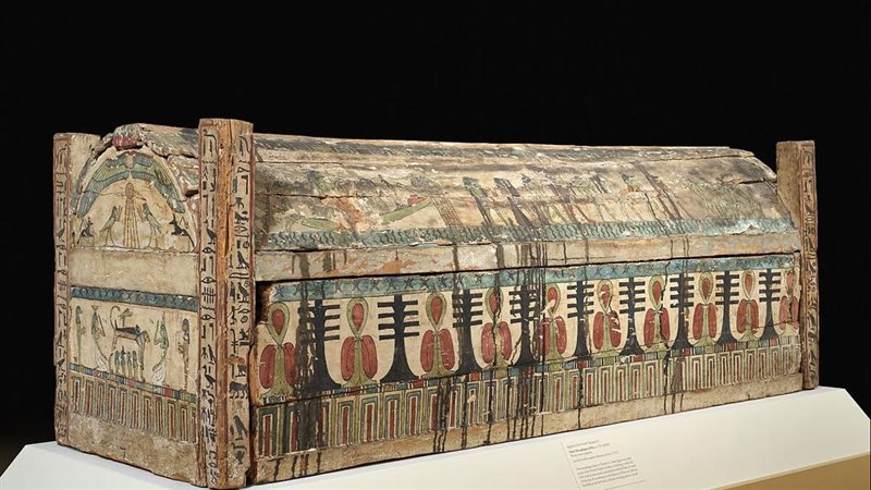 تابوت من مصر القديمة