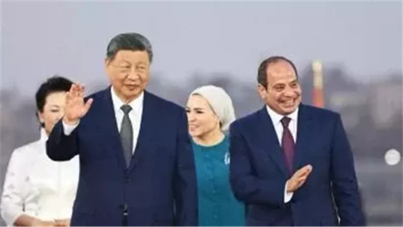 جانب من مراسم الاستقبال