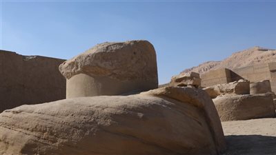 سفنكس غير مكتمل يثير التساؤلات.. بقايا تمثال من محاجر جبل السلسلة بأسوان