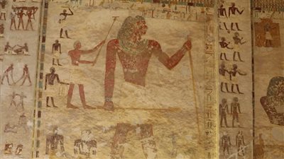 ألوان عمرها آلاف السنين.. جدارية مقبرة خيتي تكشف تفاصيل من حياة المصري القديم 