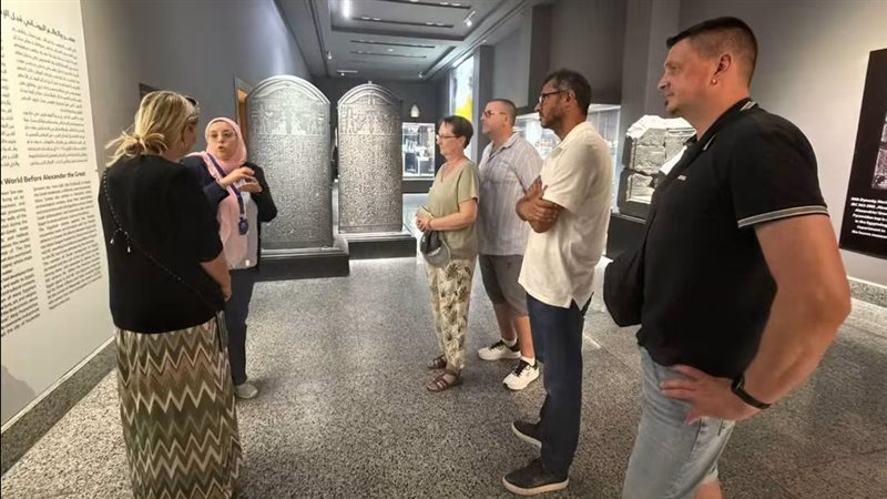 جانب من الزيارة 