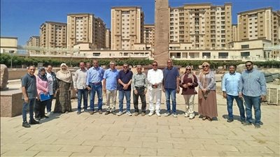 المطرية تحتضن شاهدًا من الدولة الوسطى.. زيارة لقيادات المجلس الأعلى للآثار